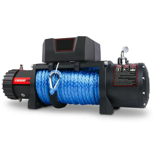 12V Electric Winch 13,000 LBS with Synthetic Rope for SUV, Jeep, Truck & 4WD - Image 7