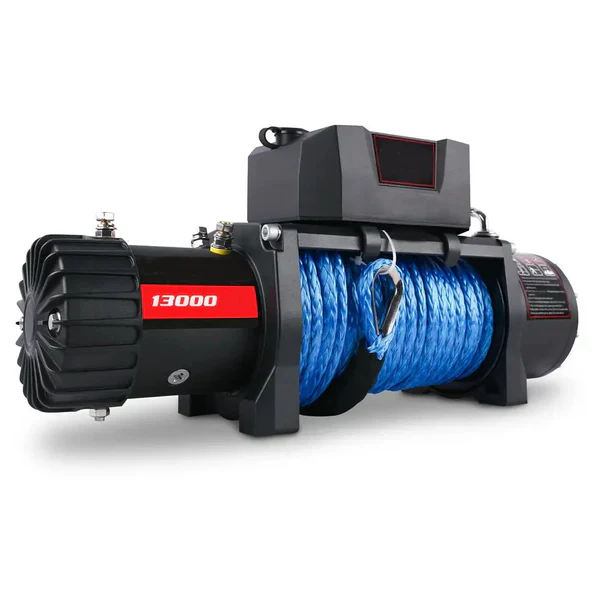 12V Electric Winch 13,000 LBS with Synthetic Rope for SUV, Jeep, Truck & 4WD - Image 8