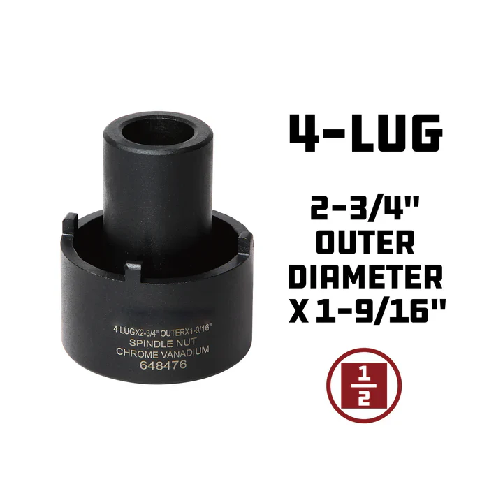2-3/4 in. 4 Lug Ford Spindle Nut Socket - Image 4