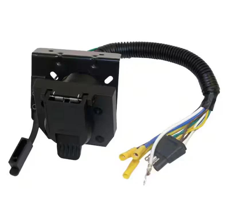 7-Way Dual-Plug Trailer Connector with 10 in. Prewired Harness - Image 4