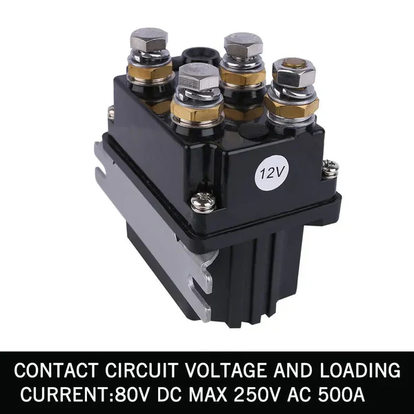 Universal 500A DC Winch Solenoid Relay Controller - Image 3